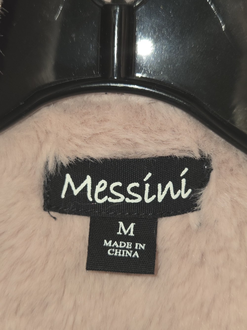 NWT! Messini Cozy Blush Pink Faux Fur Teddy Glam Barbiecore Plush Jacket Size M. - Picture 6 of 11